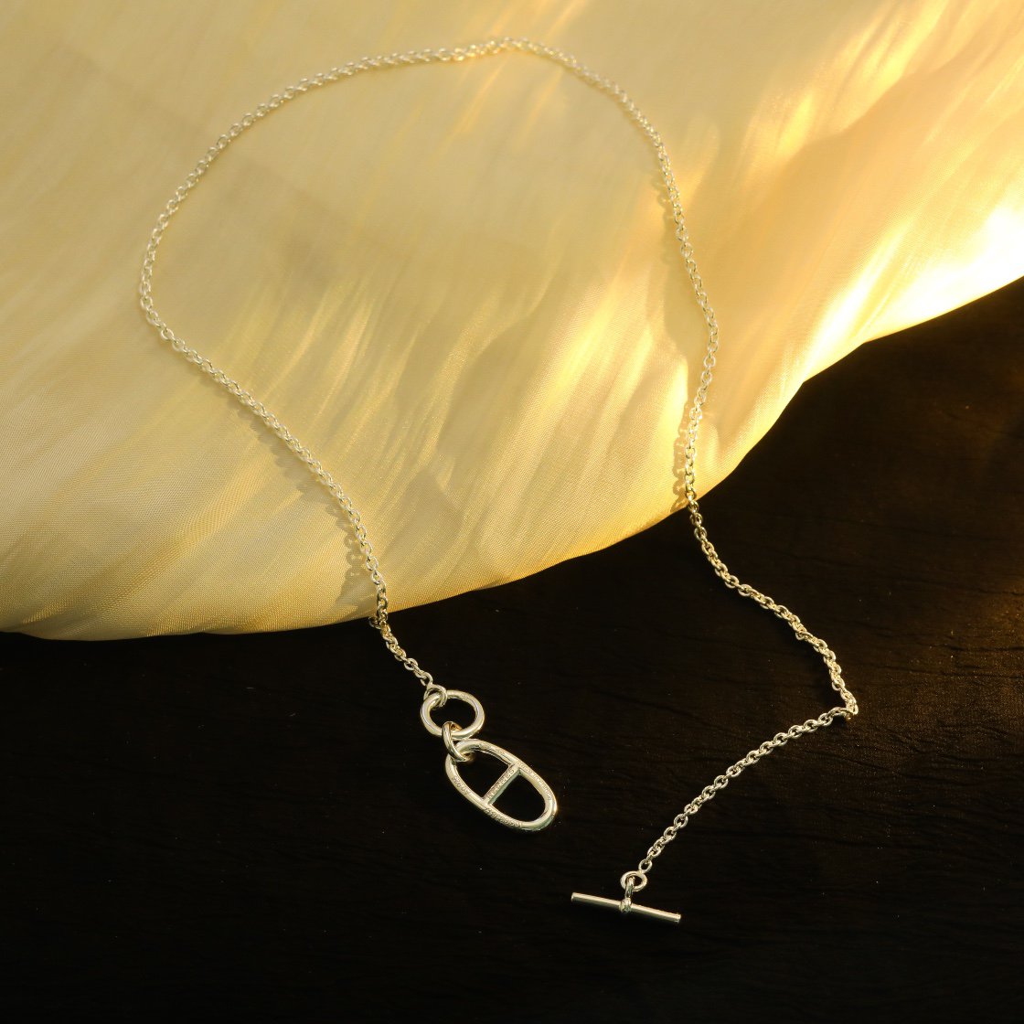 [Plus&Max]HM CHAINE D'ANCRE PENDANT NECKLACE STERLING SILVER