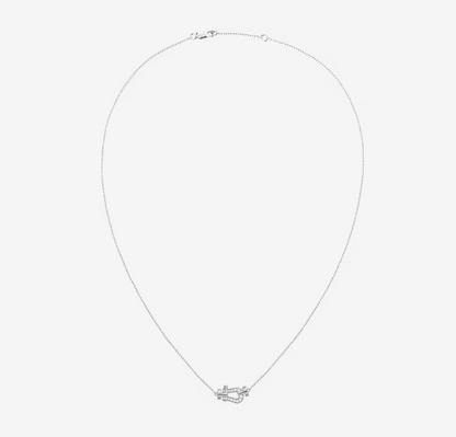 [Plus&Max]FORCE 10 DIAMOND SILVER NECKLACE MINI MODEL