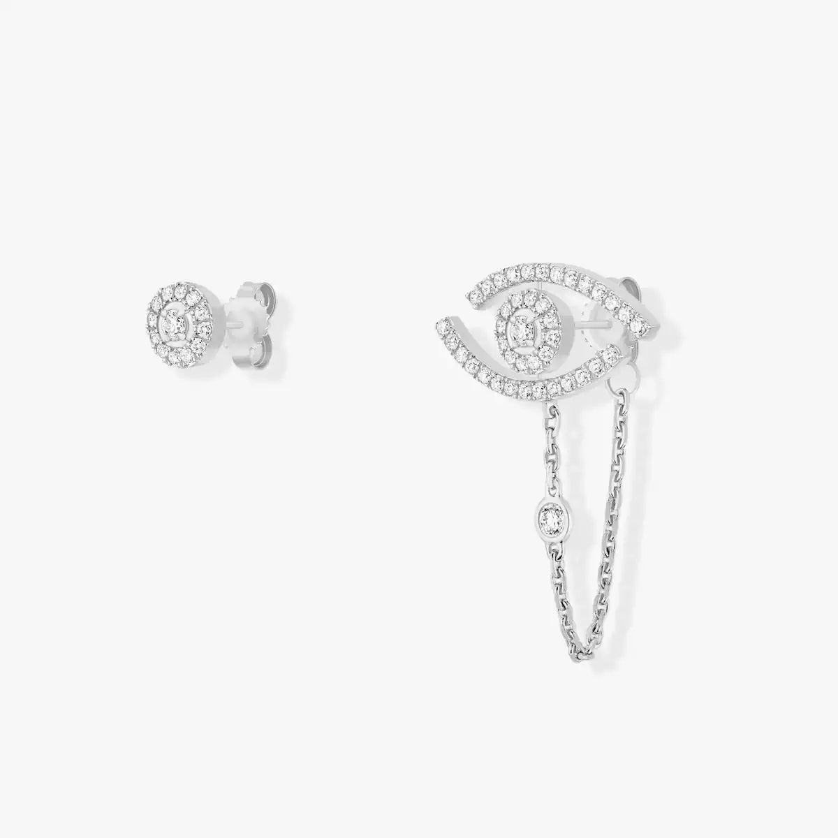 [Plus&Max]Lucky Eye Diamond Earrings
