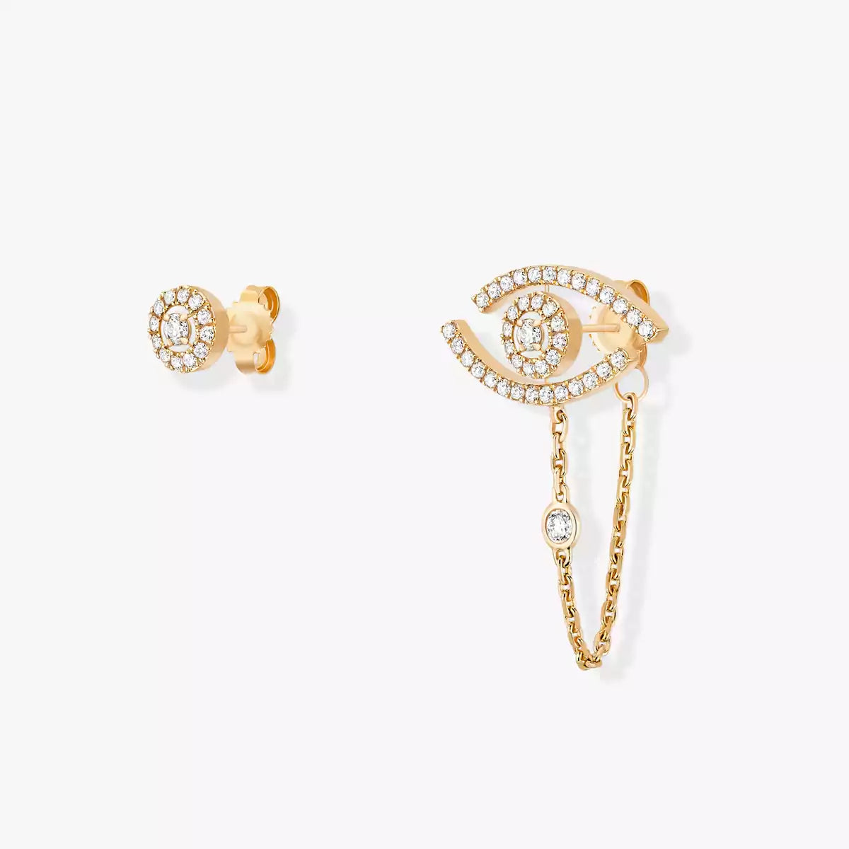 [Plus&Max]Lucky Eye Diamond Earrings