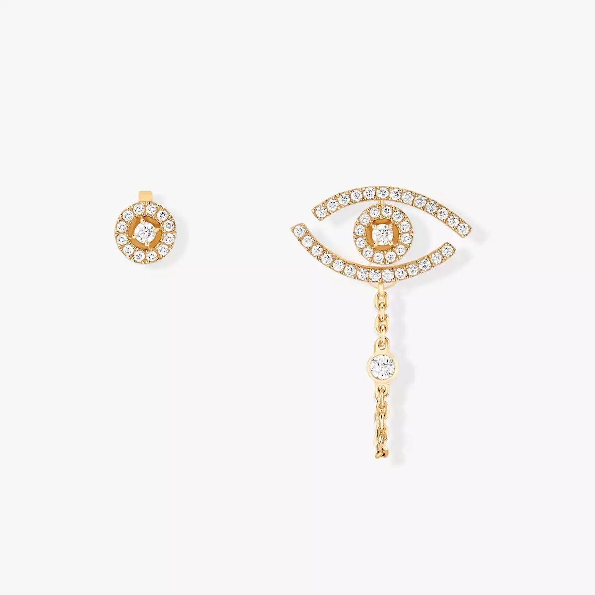 [Plus&Max]Lucky Eye Diamond Earrings