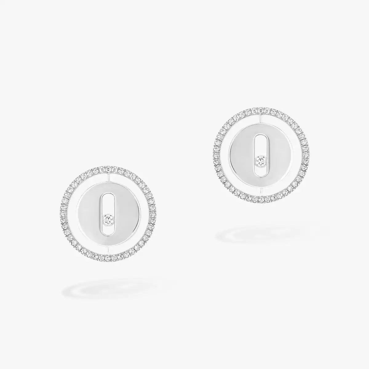 [Plus&Max]Lucky Move Diamond Earrings