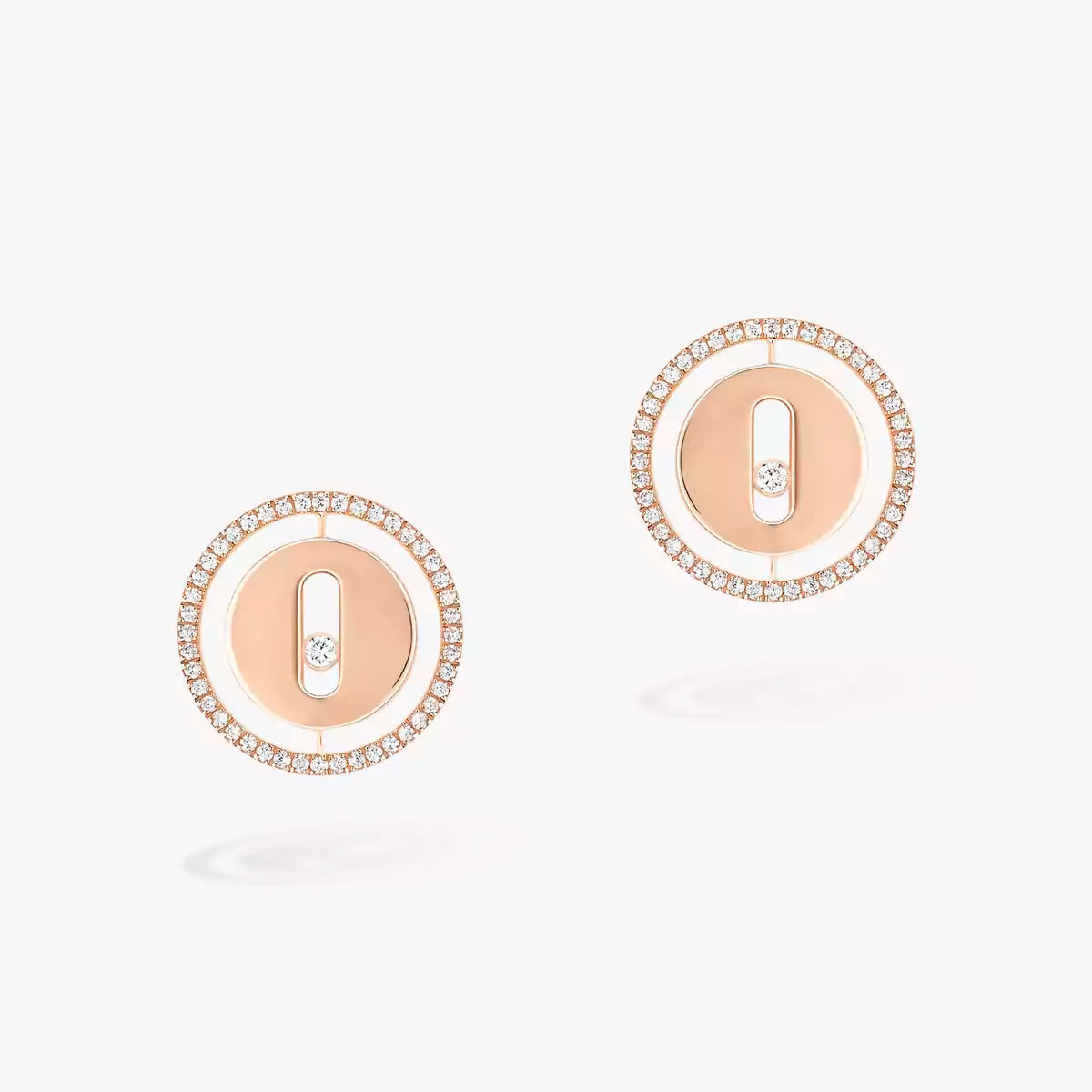 [Plus&Max]Lucky Move Diamond Earrings