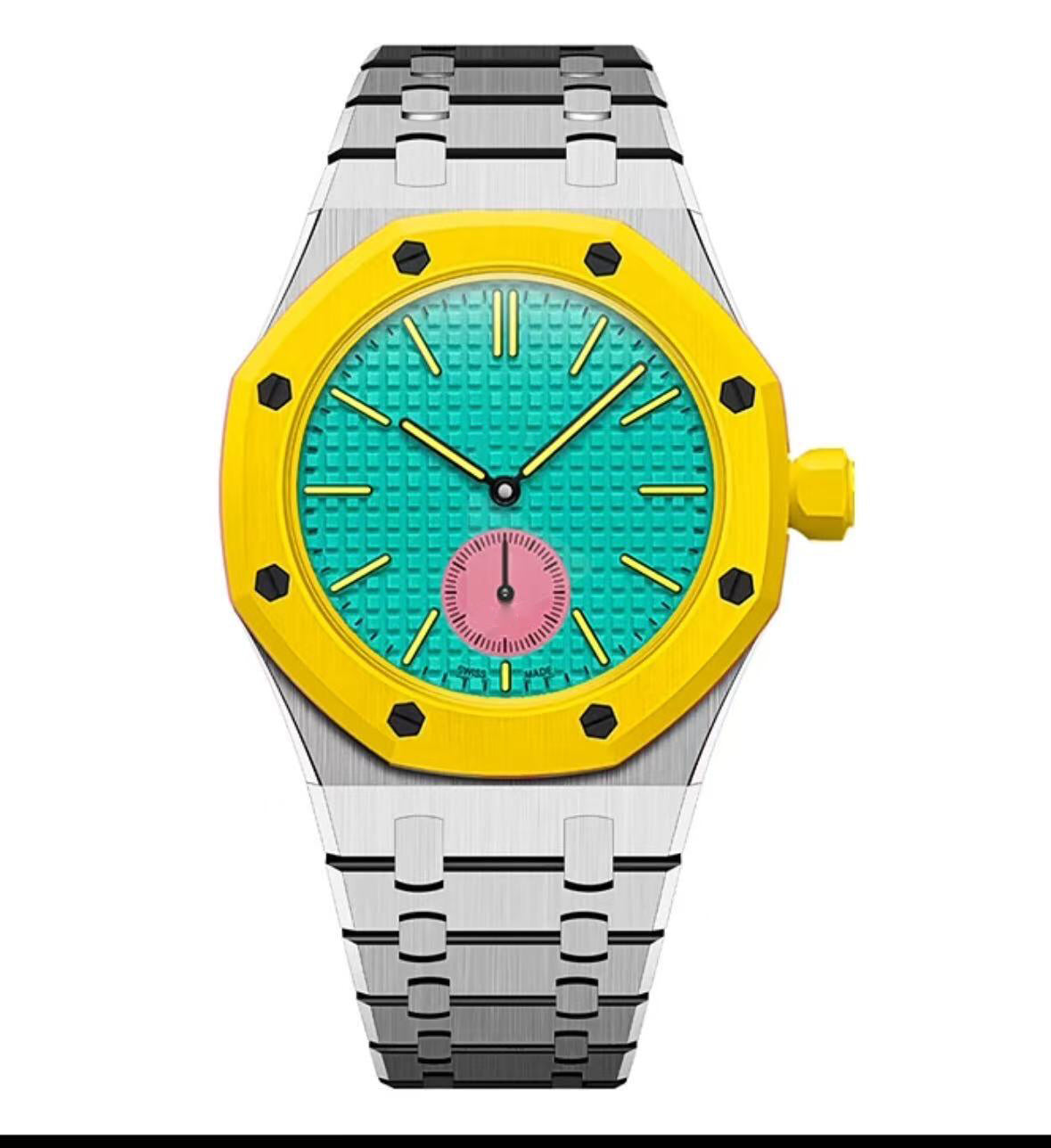[Plus&Max]ROYAL OAK POP EXCLUSIVE STEE CASE & STRAP