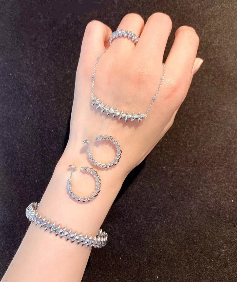 [Plus&Max]CLASH SILVER BRACELET