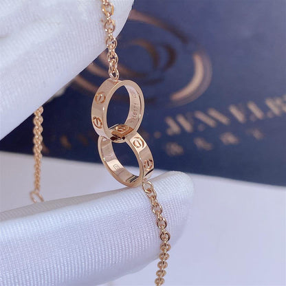 [Plus&Max]LOVE BRACELET DOUBLE RING