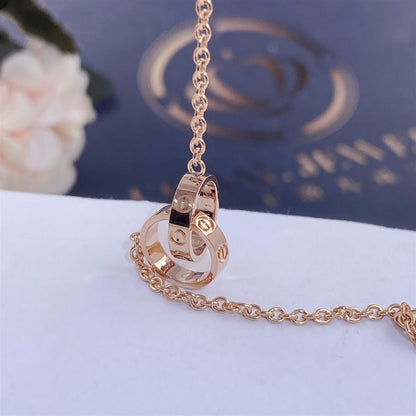 [Plus&Max]LOVE BRACELET DOUBLE RING