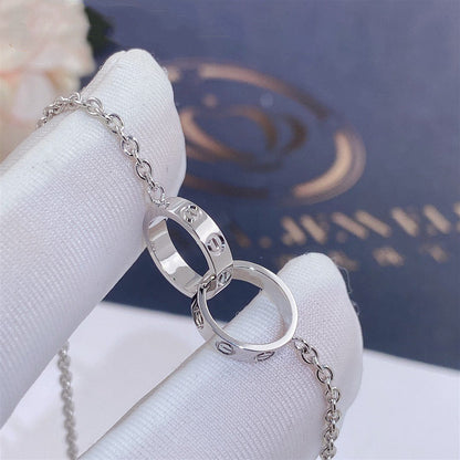 [Plus&Max]LOVE BRACELET DOUBLE RING
