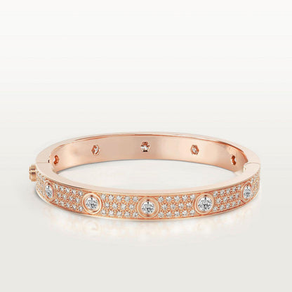 [Plus&Max]LOVE BRACELET 6.1MM DIAMOND-PAVED 10 BIG DIAMONDS