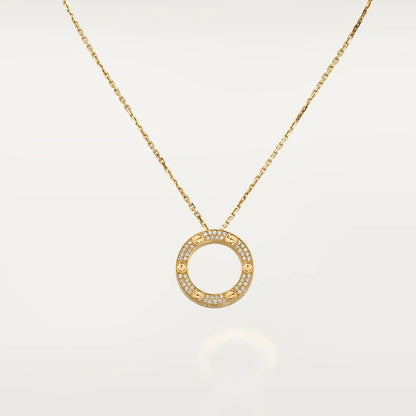 [Plus&Max]LOVE NECKLACE ADJUSTABLE ROSE GOLD