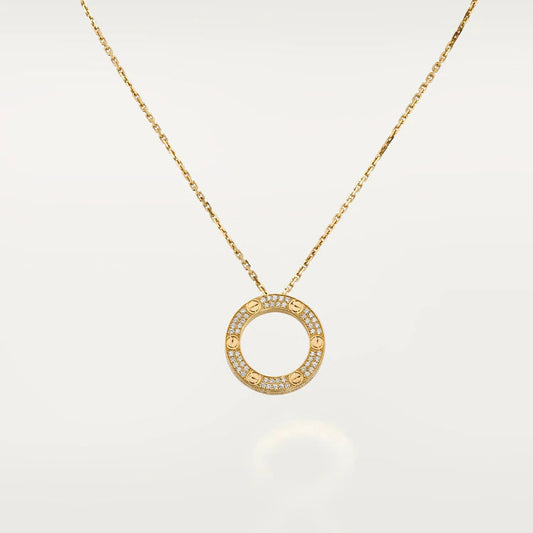 [Plus&Max]LOVE NECKLACE ADJUSTABLE ROSE GOLD