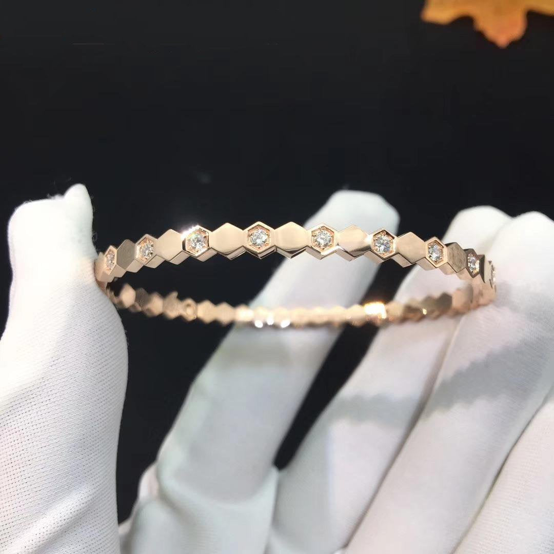 [Plus&Max]BEE LOVE SILVER DIAMOND BRACELET