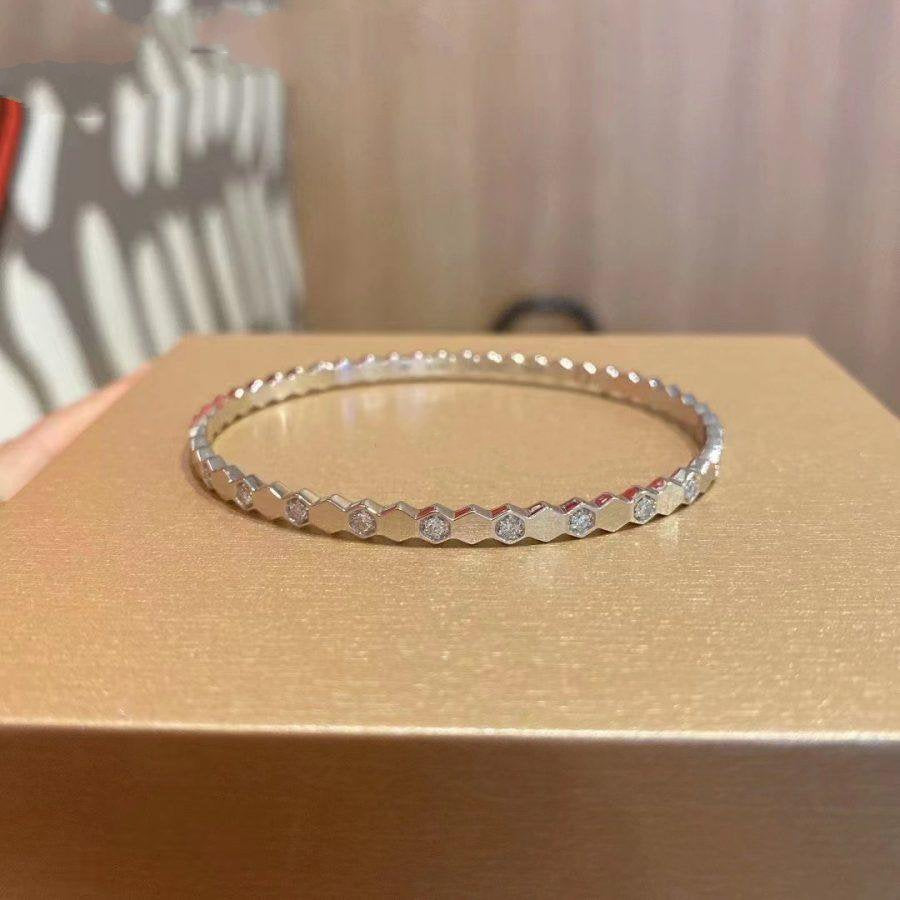[Plus&Max]BEE LOVE SILVER DIAMOND BRACELET