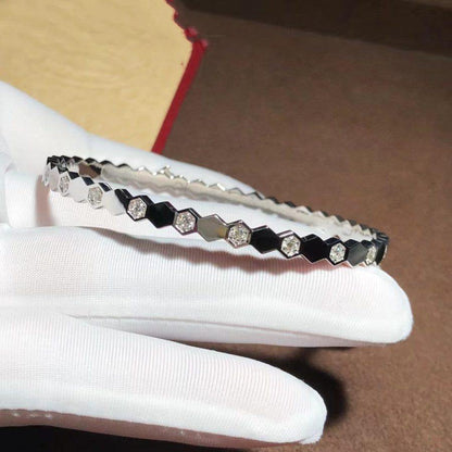 [Plus&Max]BEE LOVE SILVER DIAMOND BRACELET