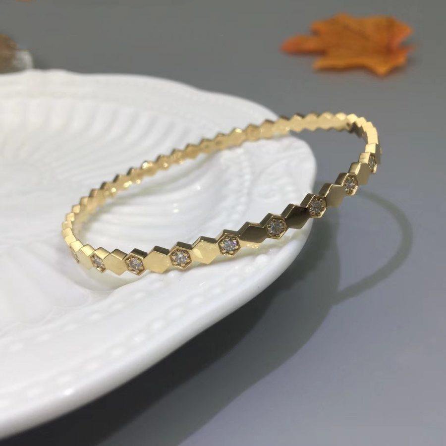 [Plus&Max]BEE LOVE GOLD DIAMOND BRACELET