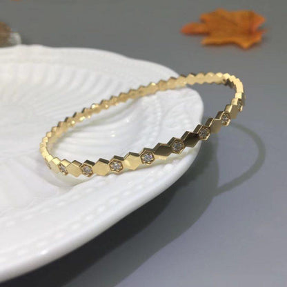 [Plus&Max]BEE LOVE GOLD DIAMOND BRACELET