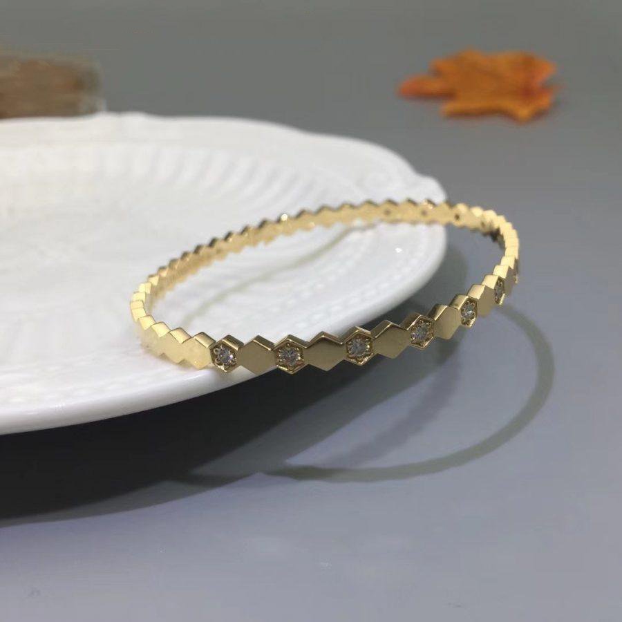 [Plus&Max]BEE LOVE GOLD DIAMOND BRACELET