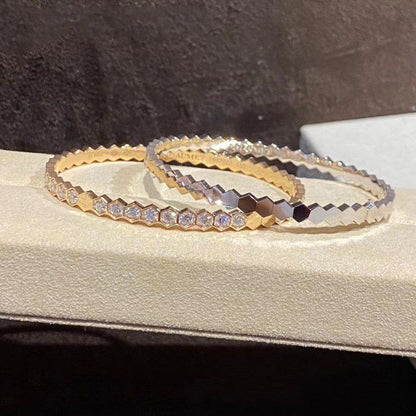 [Plus&Max]BEE LOVE GOLD BRACELET FULL DIAMOND