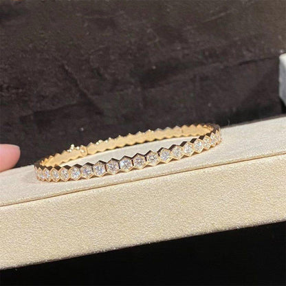 [Plus&Max]BEE LOVE GOLD BRACELET FULL DIAMOND