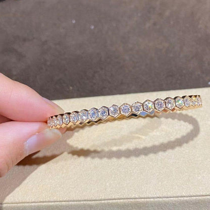[Plus&Max]BEE LOVE GOLD BRACELET FULL DIAMOND