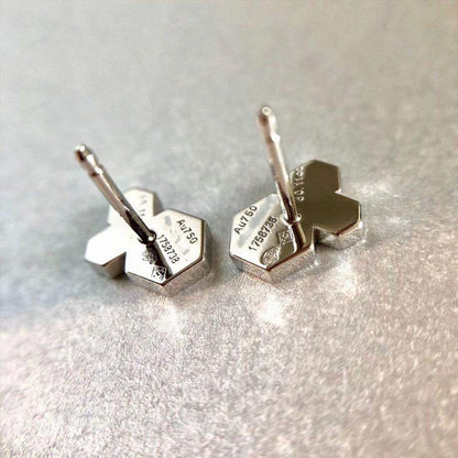 [Plus&Max]BEE LOVE SILVER DIAMOND EARRINGS