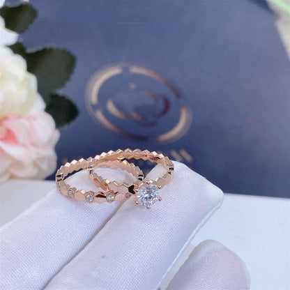 [Plus&Max]BEE LOVE RING PINK GOLD 1 DIAMOND
