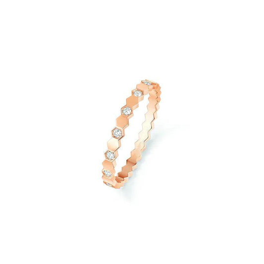 [Plus&Max]BEE LOVE RING PINK GOLD DIAMOND