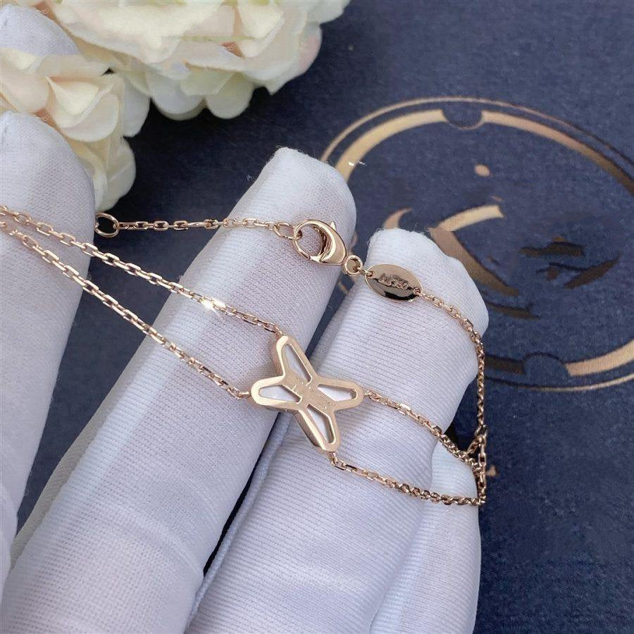 [Plus&Max]JEUX BRACELET WHITE MOP PINK GOLD 1 DIAMOND