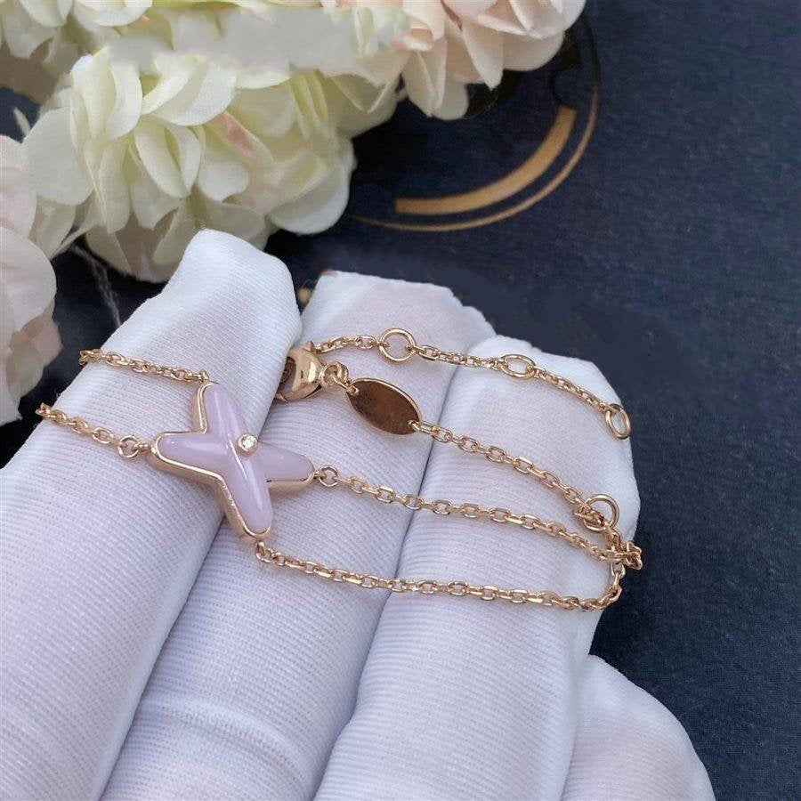 [Plus&Max]JEUX BRACELET PINK MOP PINK GOLD 1 DIAMOND