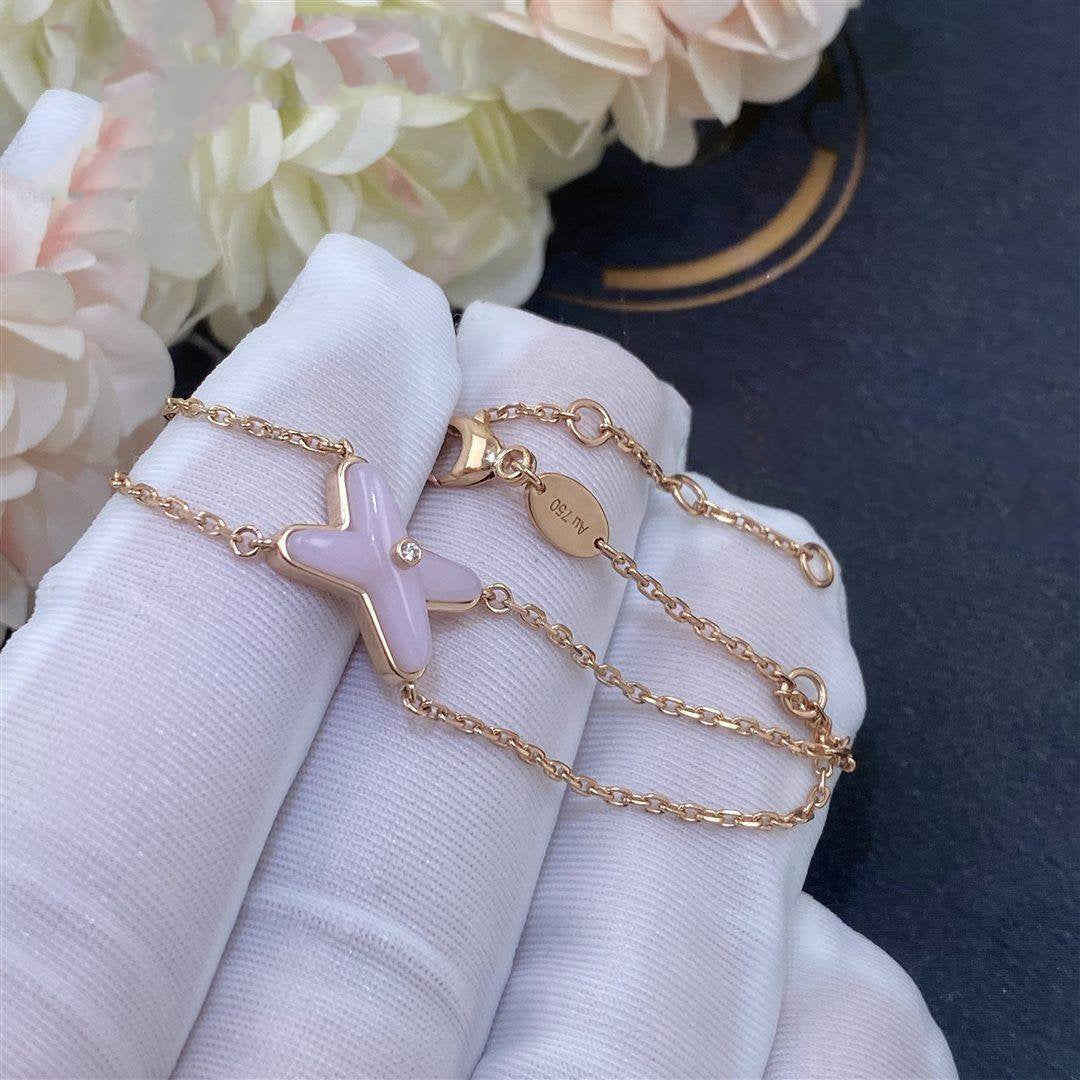 [Plus&Max]JEUX BRACELET PINK MOP PINK GOLD 1 DIAMOND