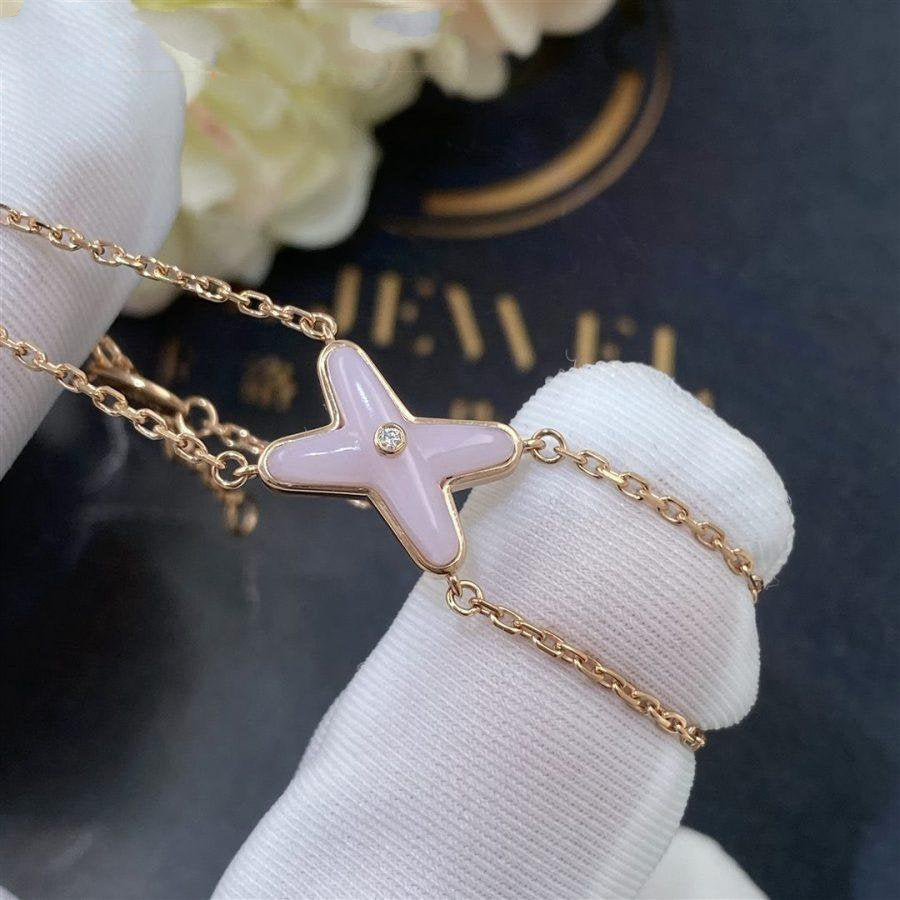 [Plus&Max]JEUX BRACELET PINK MOP PINK GOLD 1 DIAMOND