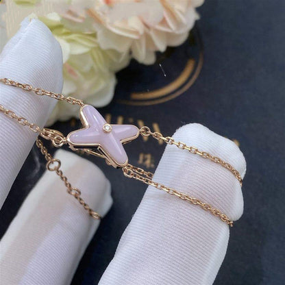[Plus&Max]JEUX BRACELET PINK MOP PINK GOLD 1 DIAMOND