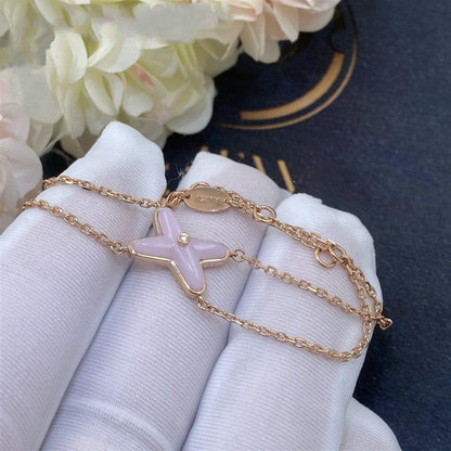 [Plus&Max]JEUX BRACELET PINK MOP PINK GOLD 1 DIAMOND