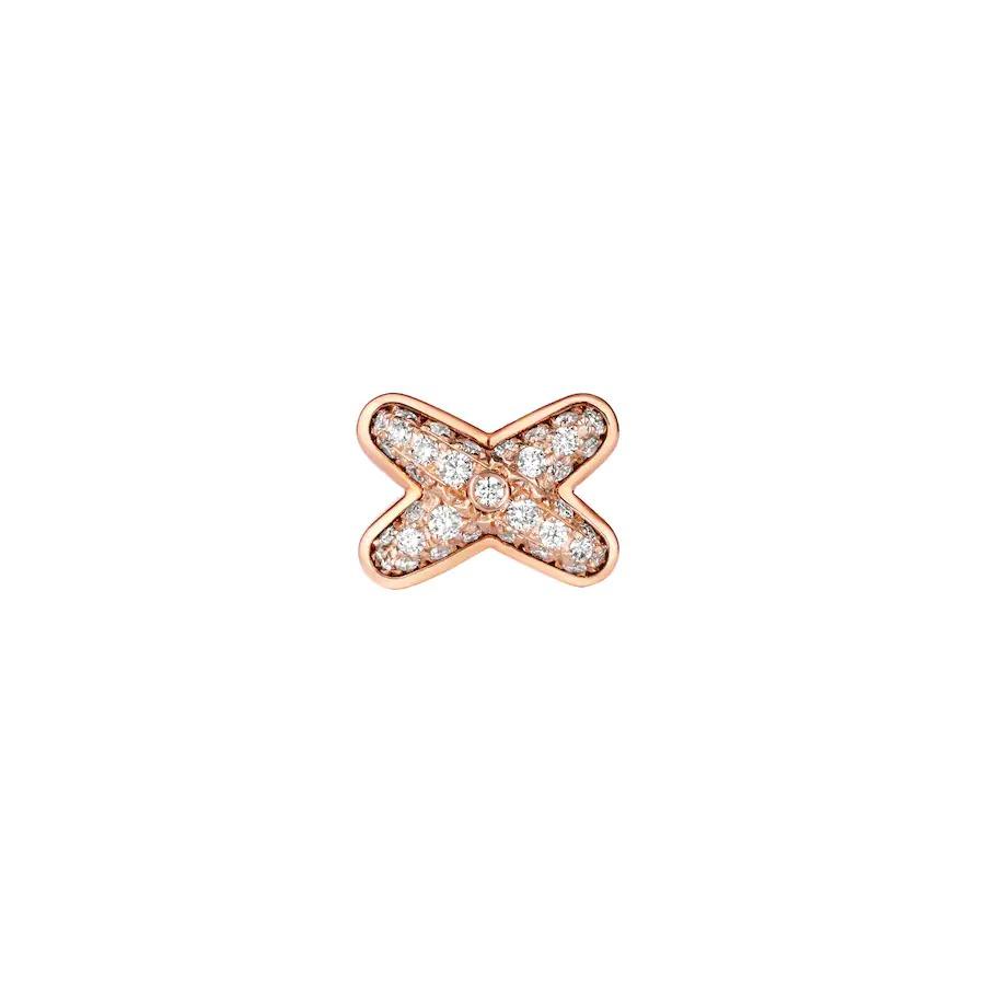 [Plus&Max]JEUX DE PINK GOLD DIAMOND EARRINGS