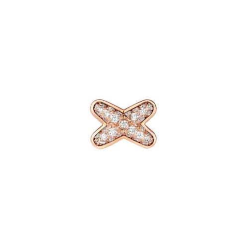 [Plus&Max]JEUX DE PINK GOLD DIAMOND EARRINGS