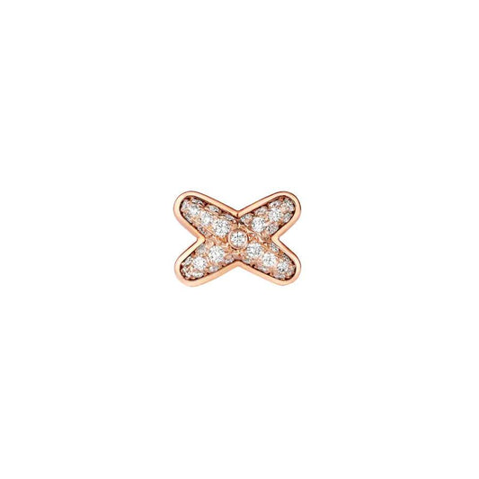 [Plus&Max]JEUX DE PINK GOLD DIAMOND EARRINGS