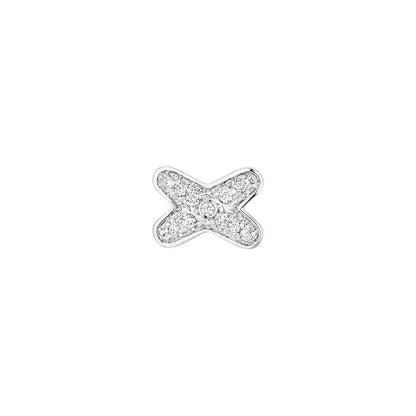 [Plus&Max]JEUX DE SILVER DIAMOND EARRINGS