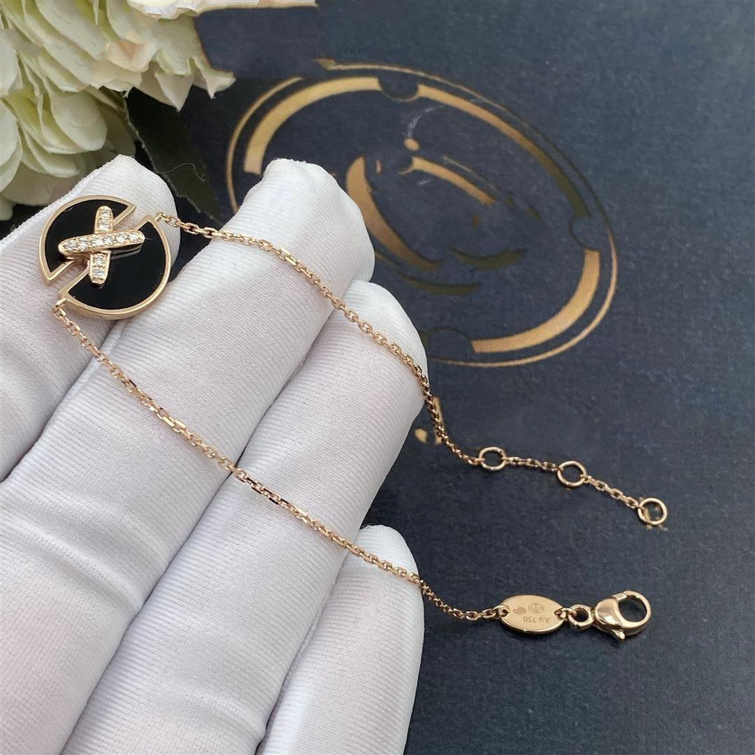 [Plus&Max]JEUX DE BRACELET ONYX PINK GOLD DIAMOND