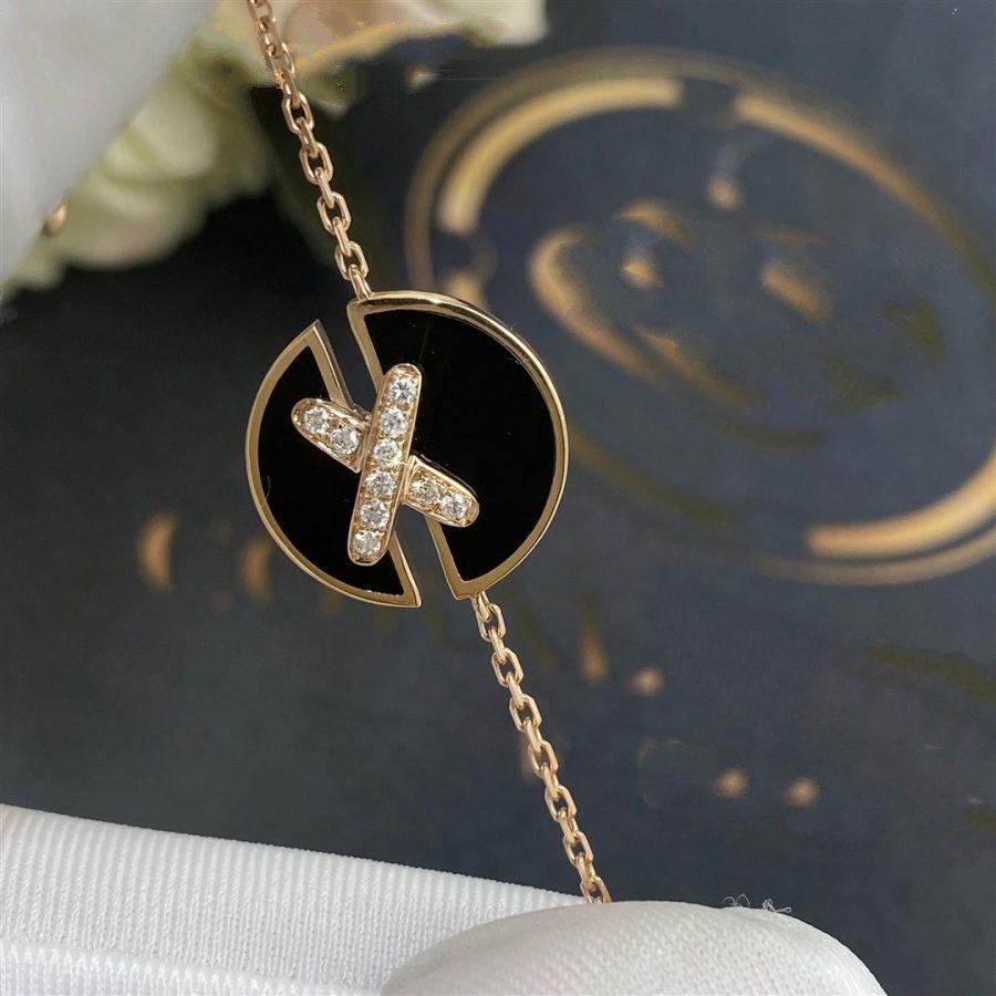[Plus&Max]JEUX DE BRACELET ONYX PINK GOLD DIAMOND