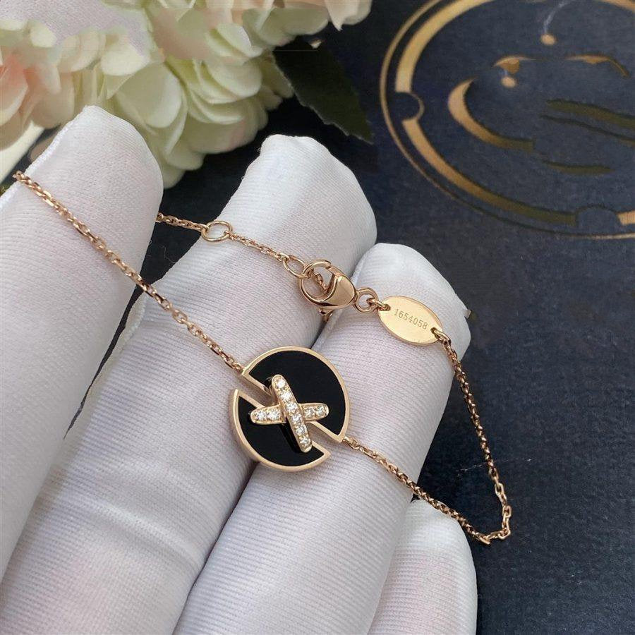 [Plus&Max]JEUX DE BRACELET ONYX PINK GOLD DIAMOND