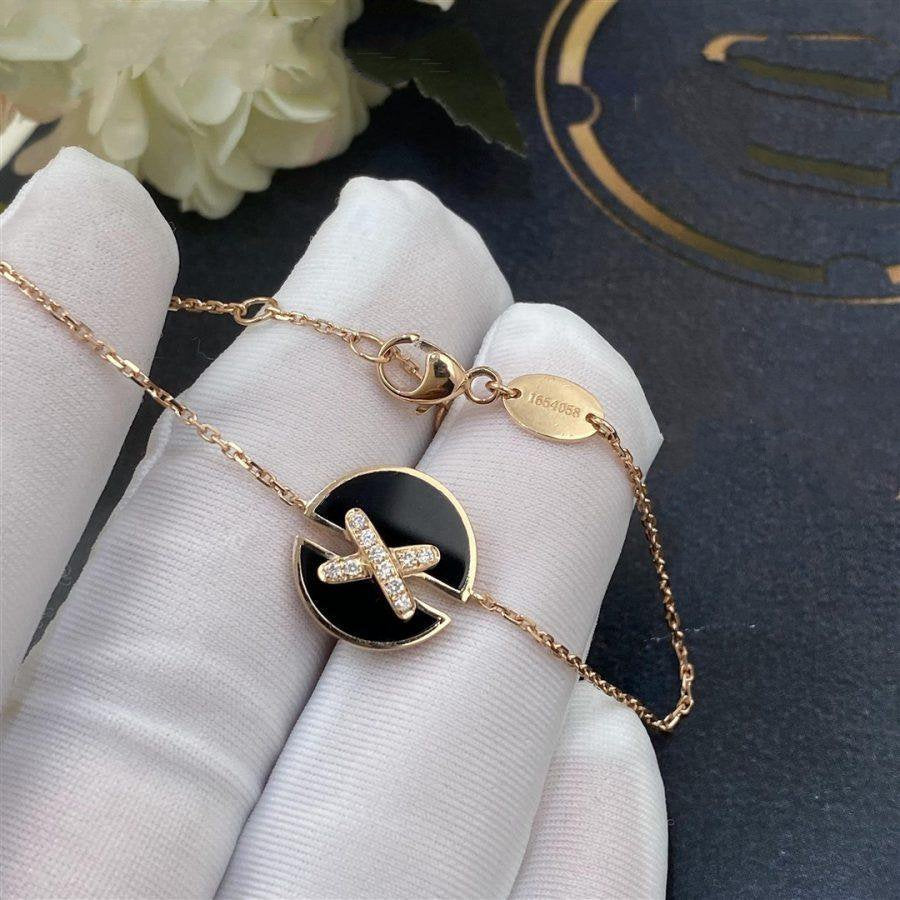 [Plus&Max]JEUX DE BRACELET ONYX PINK GOLD DIAMOND