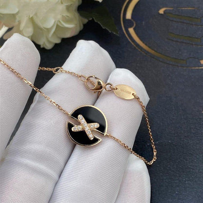 [Plus&Max]JEUX DE BRACELET ONYX PINK GOLD DIAMOND