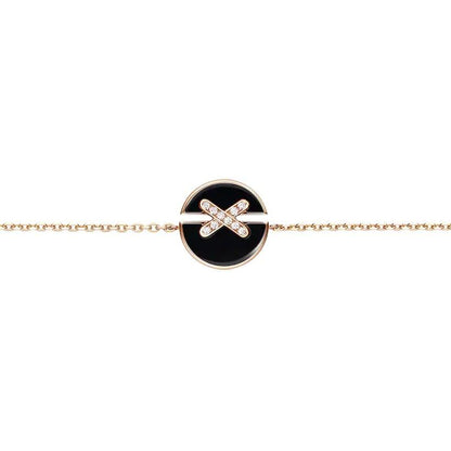[Plus&Max]JEUX DE BRACELET ONYX PINK GOLD DIAMOND