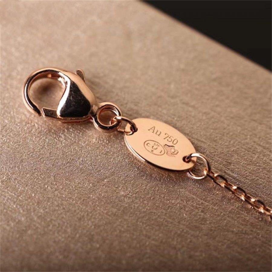 [Plus&Max]Hollow Design Four-Leaf Clover Flower Shape Bracelet