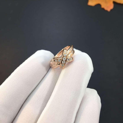 [Plus&Max]JEUX DE PINK GOLD DIAMOND RING