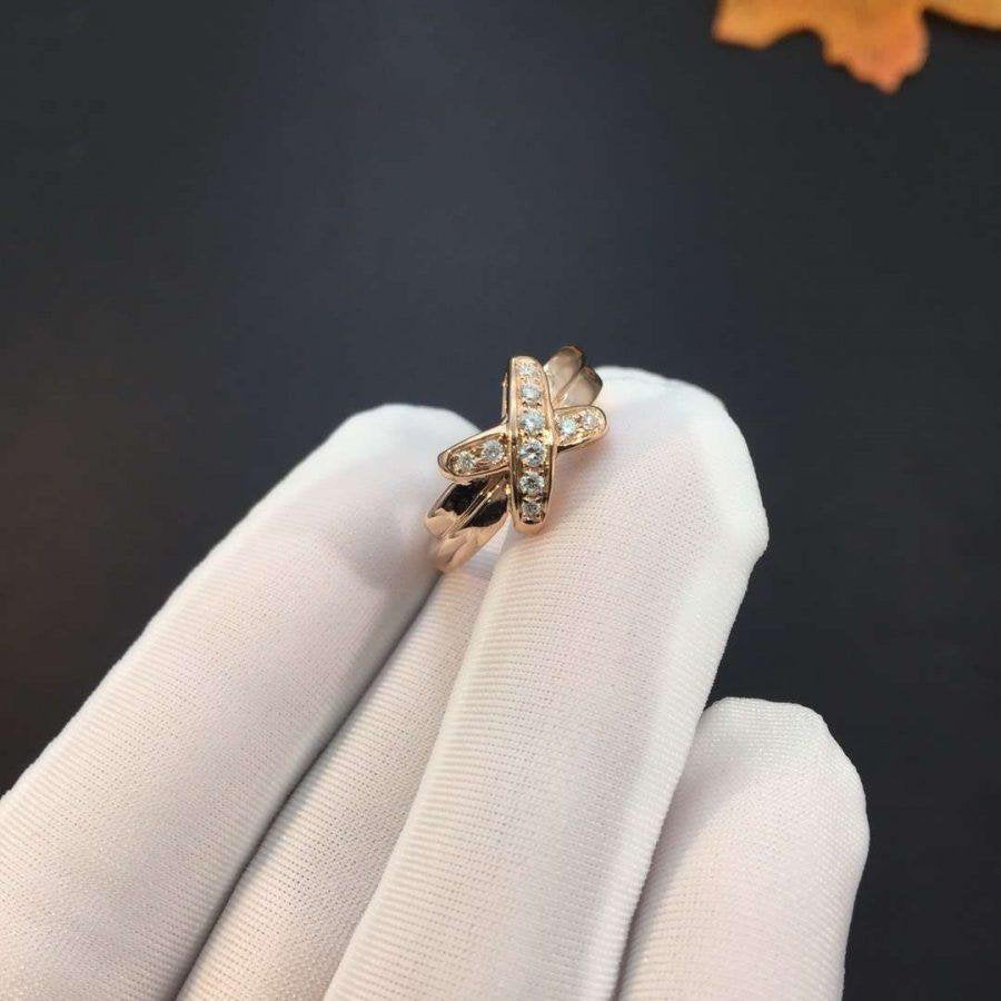 [Plus&Max]JEUX DE PINK GOLD DIAMOND RING