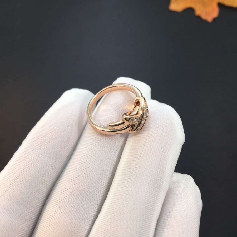 [Plus&Max]JEUX DE PINK GOLD DIAMOND RING