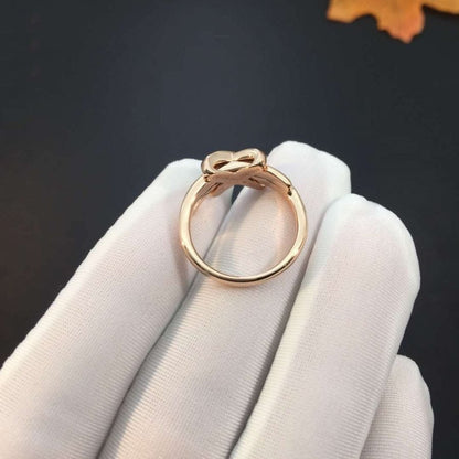 [Plus&Max]JEUX DE PINK GOLD DIAMOND RING