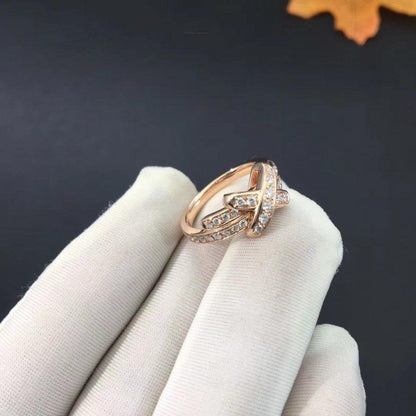 [Plus&Max]JEUX DE RING PINK GOLD DIAMOND