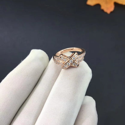 [Plus&Max]JEUX DE RING PINK GOLD DIAMOND